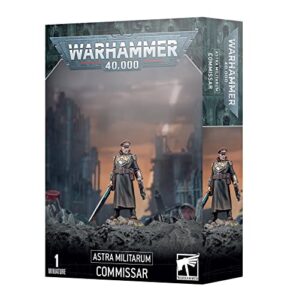 games workshop warhammer 40k: astra militarum - commissar