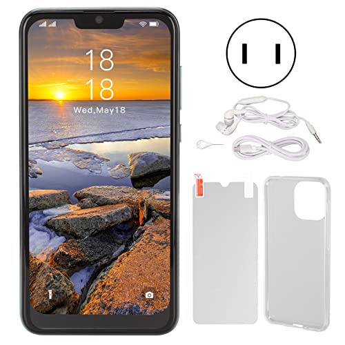 ASHATA I13 Pro Max Unlocked Android Smartphone Celular, 6.1in FHD Screen Face Unlock Mobile Phone, 1GB RAM 16GB ROM, Camera Front 2MP Rear 5MP, 3G Net Cellphone, 2400mAh