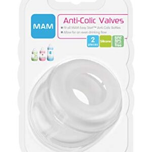 MAM Easy Start Anti Colic Bottle Valve Replacement,2 Count (Pack of 2)