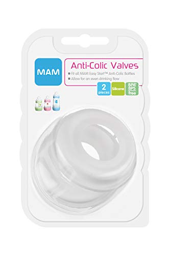 MAM Easy Start Anti Colic Bottle Valve Replacement,2 Count (Pack of 2)