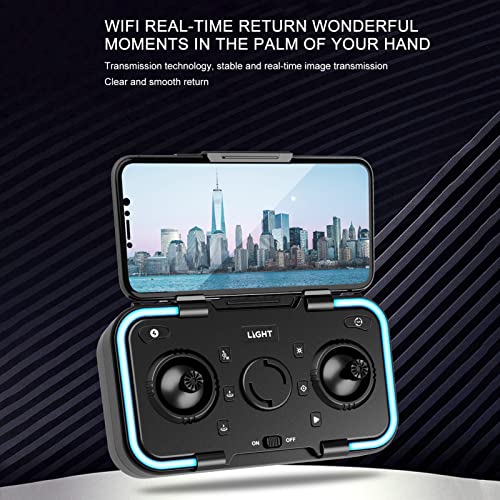 GoolRC XT2 Drone with Camera for Adults, 4K HD FPV Mini Drone for Kids with Optical Flow Positioning, RC Qudcopter with Obstacle Avoidance, 3D Flips, Altitude Hold, Headless Mode, 3 Batteries (Blue)