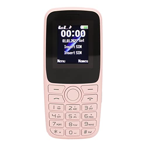 FOSA Senior Cell Phone, 2G GSM, High Volume Unlocked Basic Mobile Phone, 2.4 Inch Large Screen, Dual SIM Supported, Big Buttons Unlocked Cellphone for The Elderly Parents (Pink)