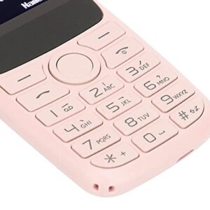 FOSA Senior Cell Phone, 2G GSM, High Volume Unlocked Basic Mobile Phone, 2.4 Inch Large Screen, Dual SIM Supported, Big Buttons Unlocked Cellphone for The Elderly Parents (Pink)