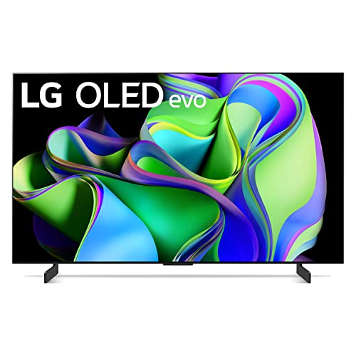 LG C3 Series 42-Inch Class OLED evo 4K Processor Smart TV for Gaming with Magic Remote AI-Powered OLED42C3PUA, 2023 with Alexa Built-in