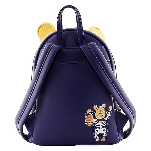 Loungefly Disney Backpack: Winnie The Pooh Skeleton Cosplay Mini-Backpack, Amazon Exclusive