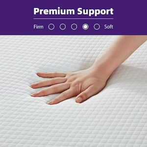 SINWEEK 2 Inch Gel Memory Foam Mattress Topper Queen Size, Ventilated High Density Pad for Back Pain, Bed Topper with Removable Soft Cover, CertiPUR-US Certified