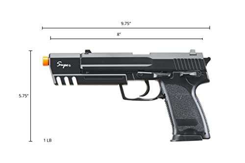 300 FPS H-112 Super Spring Powered Airsoft Pistol x/HFC (Color: Black)