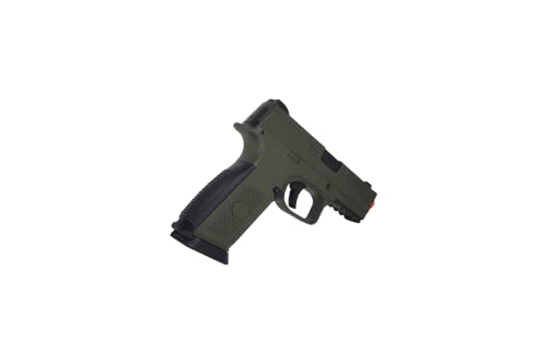 Soft AIR USA FN FNS-9 Spring Airsoft Pistol, 300 FPS, Green