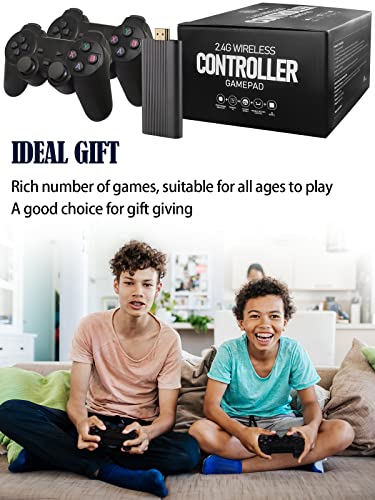 Fordim Retro Game Console, Built in 15000+ Classic Games, 2 Ergonomics Controller, 4K HD Output, Plug and Play Game Console, Ideal Gift for Kids and Adult