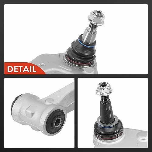 A-Premium Set of 4, Front Upper & Lower Control Arm Kit, with Ball Joint & Bushing, Compatible with Chevy & GMC & Cadillac - 2014-2020 - Silverado Tahoe Suburban Sierra Yukon (XL) Escalade (ESV)