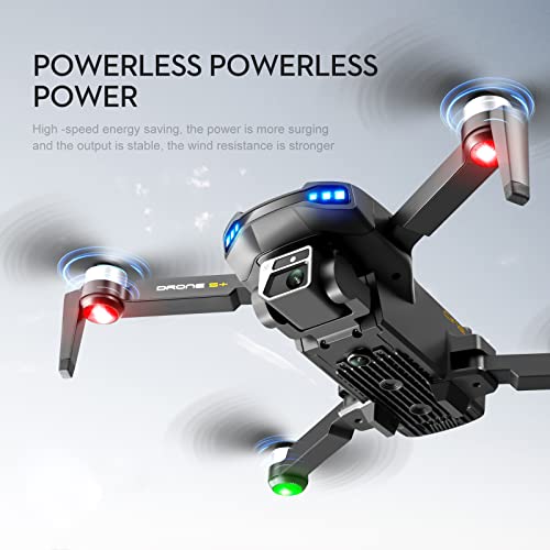 Dynoson GPS Professional Drones with 4K HD Camera for Adults Beginners, 2 Batteries for 50 Minutes Long Flight Time,5G Transmission WiFi FPV and Long Control Range Drone with Brushless Motor and Optical Flow Positioning,Auto Return Home,Intelligence Follo