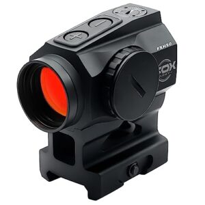 foxarmy reflex red dot sight with shake awake，2moa 1x22 red dot optic rifle scope， low mount and co-witness riser mount