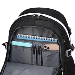 Wadirum Women Casual Backpack Set Girl School Bookbag Set Cute Laptop Ruaksack Black