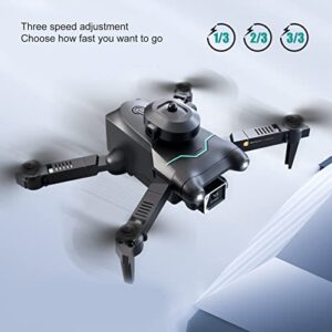 S96 Foldable Drone with 4K HD Dual Camera, Mini WIFI Drone RC Quadcopter Support APP Control, Trajectory Flight, Altitude Hold, 360° Flip, Obstacle Avoidance, for Kid Adult