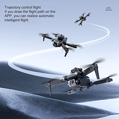 S96 Foldable Drone with 4K HD Dual Camera, Mini WIFI Drone RC Quadcopter Support APP Control, Trajectory Flight, Altitude Hold, 360° Flip, Obstacle Avoidance, for Kid Adult