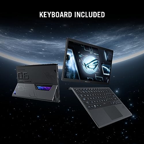 ASUS ROG Flow Z13 (2023) Gaming Laptop Tablet, 13.4” Nebula Display 16:10 QHD 165Hz, GeForce RTX 4050, Intel Core i9-13900H, 16GB LPDDR5, 1TB PCIe SSD, Wi-Fi 6E, Windows 11, GZ301VU-DS94,Black