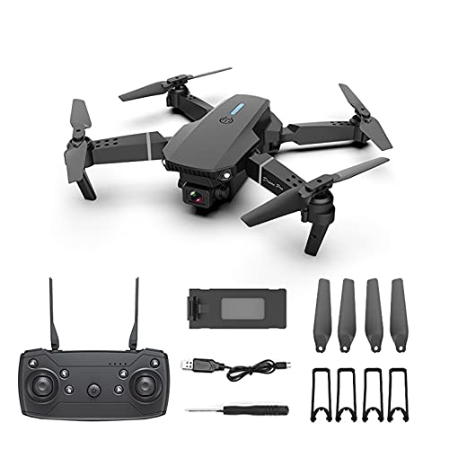 Remote Control Drones with Camera for Adults 4K & 1080P, Flying Toys with 3-level Flight Speed 4 Channel Drones for Kids 8-12 with Camera Rc Plane Helicopters for Kids Cool Stuff Gifts for Men (Black)