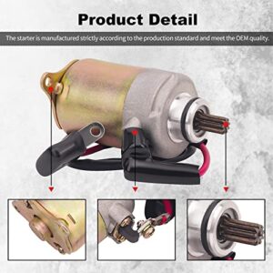 MOTOYUN Starter Motor Compatible with GY6 125CC 150CC ATV Scooter Moped ATV Go Karts Quad 4 Wheelers Taotao Baja