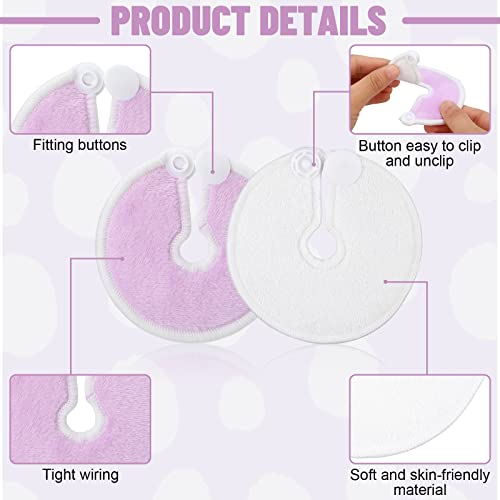 Estune 56 Packs Gtube Button Covers Feeding Tube Supplies Soft Feeding Tube Holder Peg Tube Supplies Absorbent Gtube Pads Holder G Tube Button Pads Cotton Pads for Nursing Care