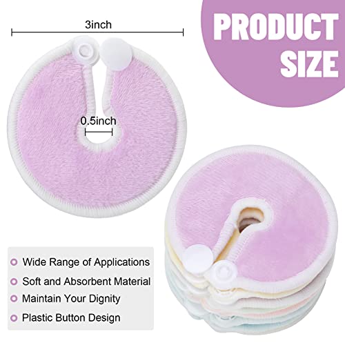 Estune 56 Packs Gtube Button Covers Feeding Tube Supplies Soft Feeding Tube Holder Peg Tube Supplies Absorbent Gtube Pads Holder G Tube Button Pads Cotton Pads for Nursing Care