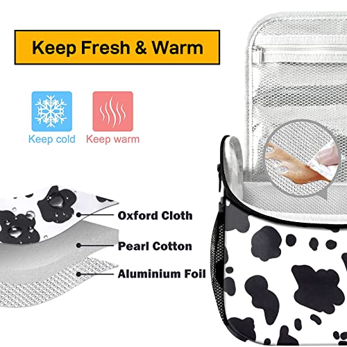 Buringer HOMESPON Insulated Lunch Bag for Women Reusable Lunch Box Cute Cooler Tote with Adjustable Shoulder Strap for Work Picnic or Travel