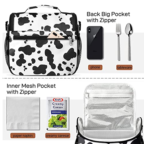 Buringer HOMESPON Insulated Lunch Bag for Women Reusable Lunch Box Cute Cooler Tote with Adjustable Shoulder Strap for Work Picnic or Travel