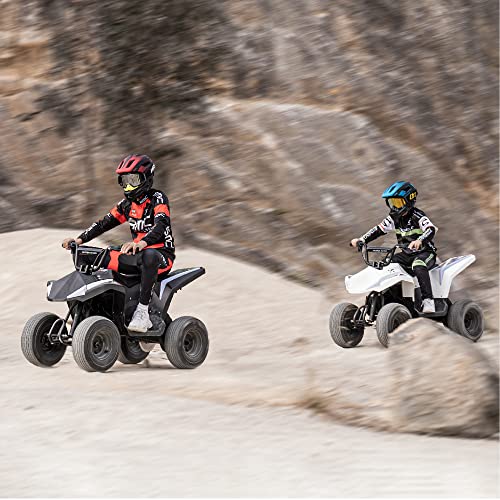 HYPER GOGO Electric Quad ATV for Kids,13" Tires Four-Wheeler,36V 350W Motor up to 10 mph (Black)