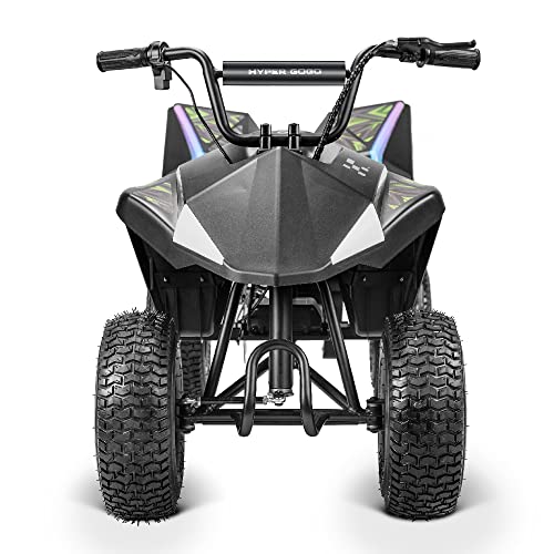 HYPER GOGO Electric Quad ATV for Kids,13" Tires Four-Wheeler,36V 350W Motor up to 10 mph (Black)