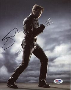 hugh jackman x-men wolverine 8x10 photo signed autographed authentic psa/dna coa