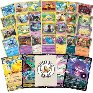 littleroot games ultra rare card collection - 50 total cards! 5 holo cards, 3 rare cards, and 1 ultra rare card!