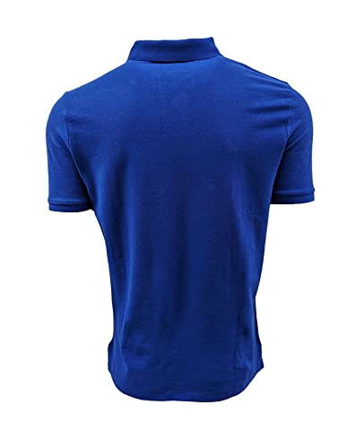 POLO RALPH LAUREN Mens Classic Fit Mesh Polo Shirt (Large, Royal Blue (Light Blue Pony))