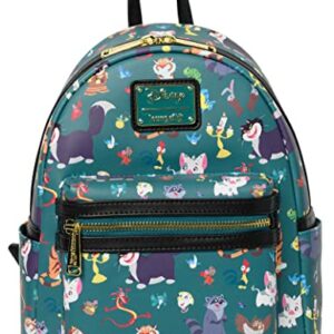 Loungefly Disney Mini Backpack Princess Sidekicks All Over Print Shoulder Bag