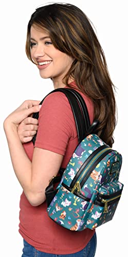 Loungefly Disney Mini Backpack Princess Sidekicks All Over Print Shoulder Bag