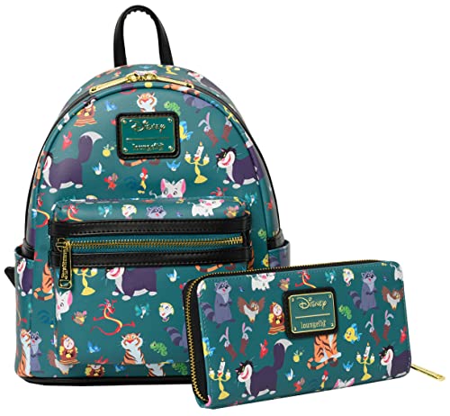 Loungefly Disney Mini Backpack Princess Sidekicks All Over Print Shoulder Bag