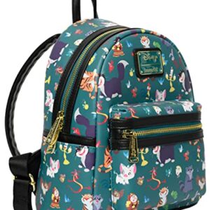 Loungefly Disney Mini Backpack Princess Sidekicks All Over Print Shoulder Bag
