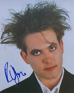 robert smith (the cure) signed 8x10 photo