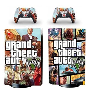 for ps4 normal - game grand gta theft and auto ps4 or ps5 skin sticker for playstation 4 or 5 console and controllers decal vinyl duc-5926