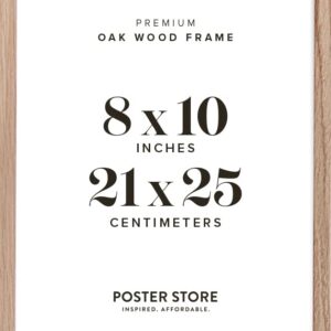 Poster Store 8x10 Oak Wood Picture Frame