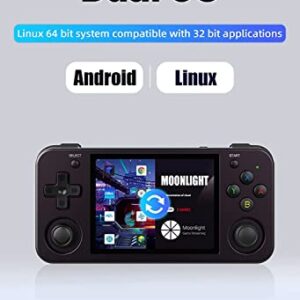 RG353M Handheld Game Console , Aluminum Alloy CNC Process Dual OS Android 11 + Linux System Support 5G WiFi 4.2 Bluetooth Built-in 64G SD Card 4452 Games U.S. Seller! (Anbernic RG353M Purple)