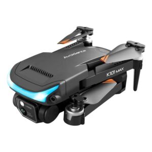 K101 Max Drone with 4K HD Dual Camera for Adults, Kids, Beginners - Foldable RC Quadcopter with FPV Live Video, One Key, Start Altitude, Hold Headless, Smart Return Home