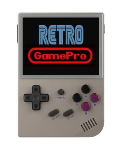 rg35xx handheld game console with 5000 games, 3.5inch ips oca screen linux system chip cortex-a9 portable handheld nostalgic arcade retro game machine, 64g, 2100mah (rg35xx gray)