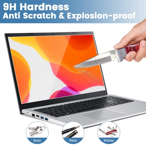 F FORITO 14 Inch Tempered Glass Laptop Screen Protector - Anti-Scratch & Anti Fingerprint Compatible with 14” Lenovo/ASUS/Dell/HP/Acer Laptops with 16:10 Aspect Ratio