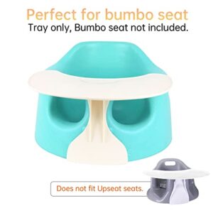 Seat Tray, Compatible with Bumbo Seat, Tray Accessory Provides A Place to Hold Toys or Snacks, Easy to Install and Remove, Bumbo Seat Accessory for Baby Boy Girl - White