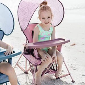 Baby Delight Go with Me Venture Portable Chair | Indoor and Outdoor | Sun Canopy | 3 Child Growth Stages | Canyon Rose