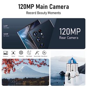 WV LeisureMaster C21 5G Smartphone Unlocked, 7.3" FHD+ Display 180Hz, 120MP Triple Camera,7300 mAh Battery, 4GB+128GB/256GB Android 12 Dual SIM Cell Phones Unlocked with Headset/Pen/GPS/Face ID