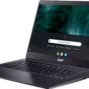 acer 2023 Flagship Chromebook 14" FHD 1080p IPS Touchscreen Light Computer Laptop, Intel Celeron N4020 (Upto 2.6GHz, 4GB RAM, 64GB eMMC, HD Webcam, WiFi 5, 12+ Hours Battery, Chrome OS+MarxsolCables
