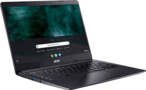 acer 2023 Flagship Chromebook 14" FHD 1080p IPS Touchscreen Light Computer Laptop, Intel Celeron N4020 (Upto 2.6GHz, 4GB RAM, 64GB eMMC, HD Webcam, WiFi 5, 12+ Hours Battery, Chrome OS+MarxsolCables