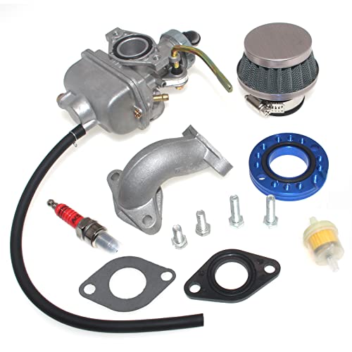 PZ20 Carburetor for tao tao 125 110 90 70 50 ATV Dirt Bike Baja Kazuma Go Kart 4-stroke engine With Inlet Pipe Manifold Kit