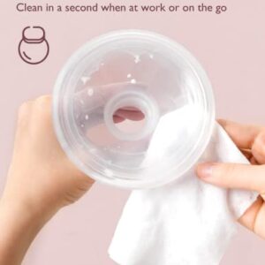 Momcozy Natural Breast Pump Wipes 30 Count (Pack of 3) for Pump Parts Cleaning, Fast & Convenient Pump Wipes for Travel, No Milk Residue & No Water Wash