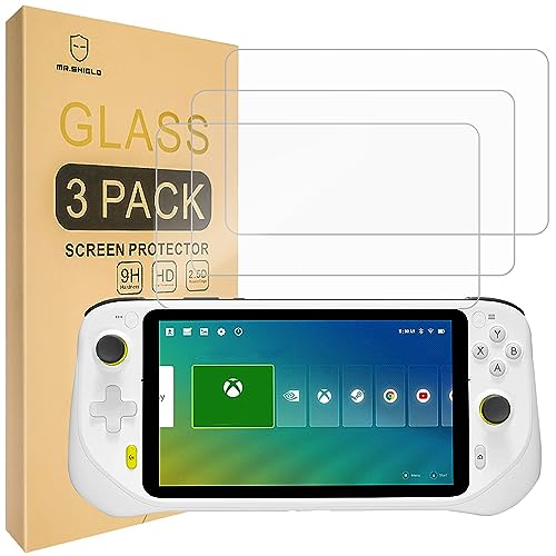 Mr.Shield [3-Pack] Screen Protector For Logitech G Cloud Gaming Handheld Console [Tempered Glass] [Japan Glass with 9H Hardness] Screen Protector with Lifetime Replacement